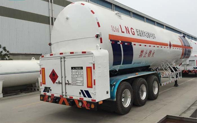 3 axles LNG tank trailer 