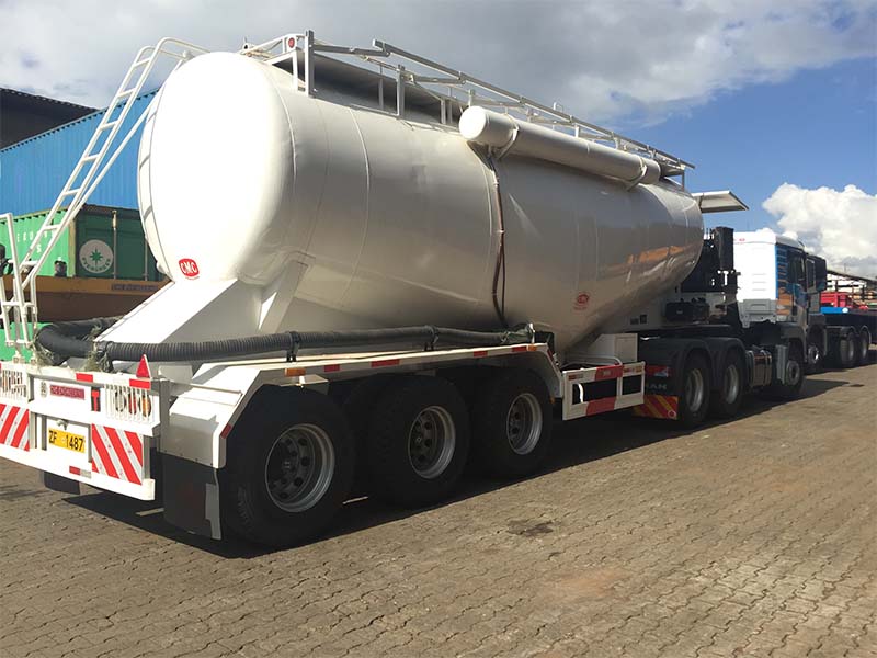 bulk cement trailer export to Kenya 