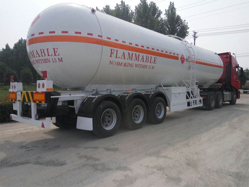 LPG tank trailer truck 