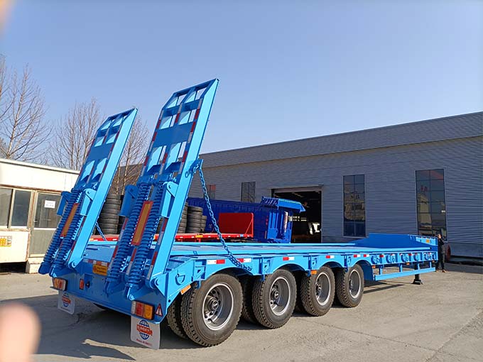 lowbed trailer truck 