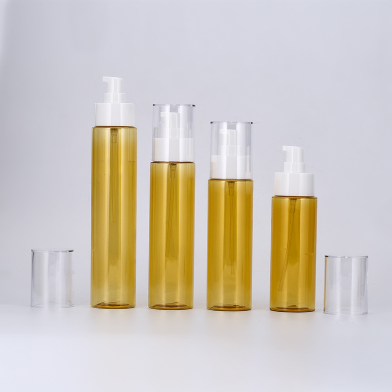 100ml 120ml 130ml  150ml Flush PET Cylinder bottle.jpg