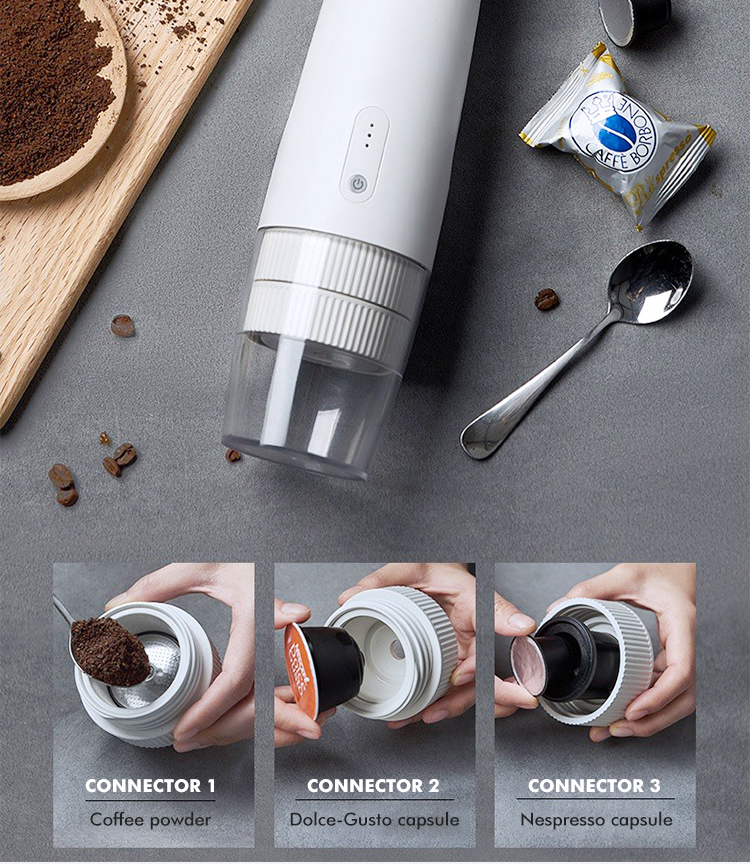 Electric Portable Coffee Maker USB Charge Travel Espresso Machine