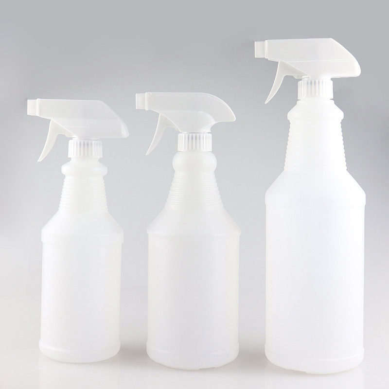500ml 750ml 1000ml HDPE bottle with trigger sprayer for househould cleansing, Carcare products.jpg