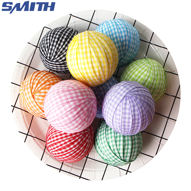 plaid decorative balls