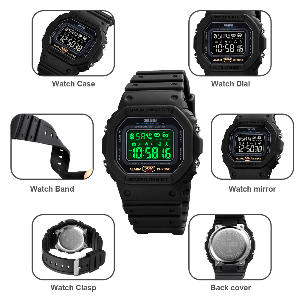 How to connect skmei watch hot sale to phone