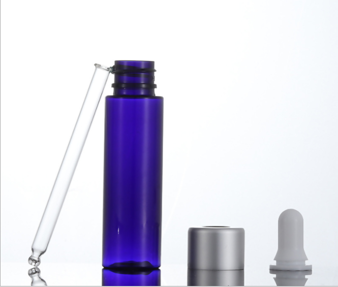 30ml PET Cylinder Essential oil bottle with dropper.png