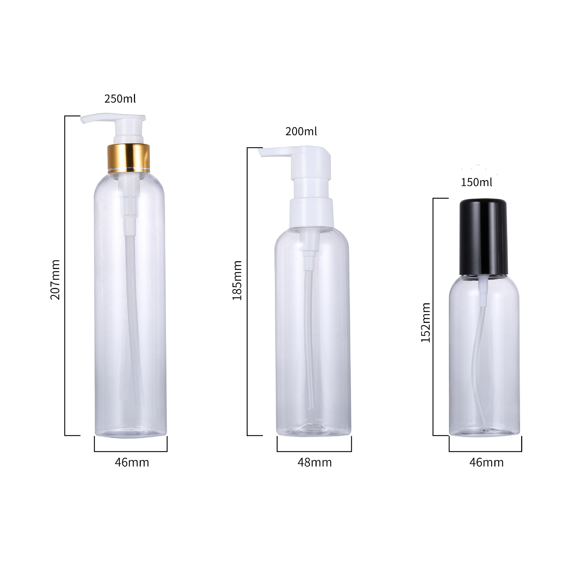 150ml 200ml 250ml thin-tall Cosmo PET bottle.jpg