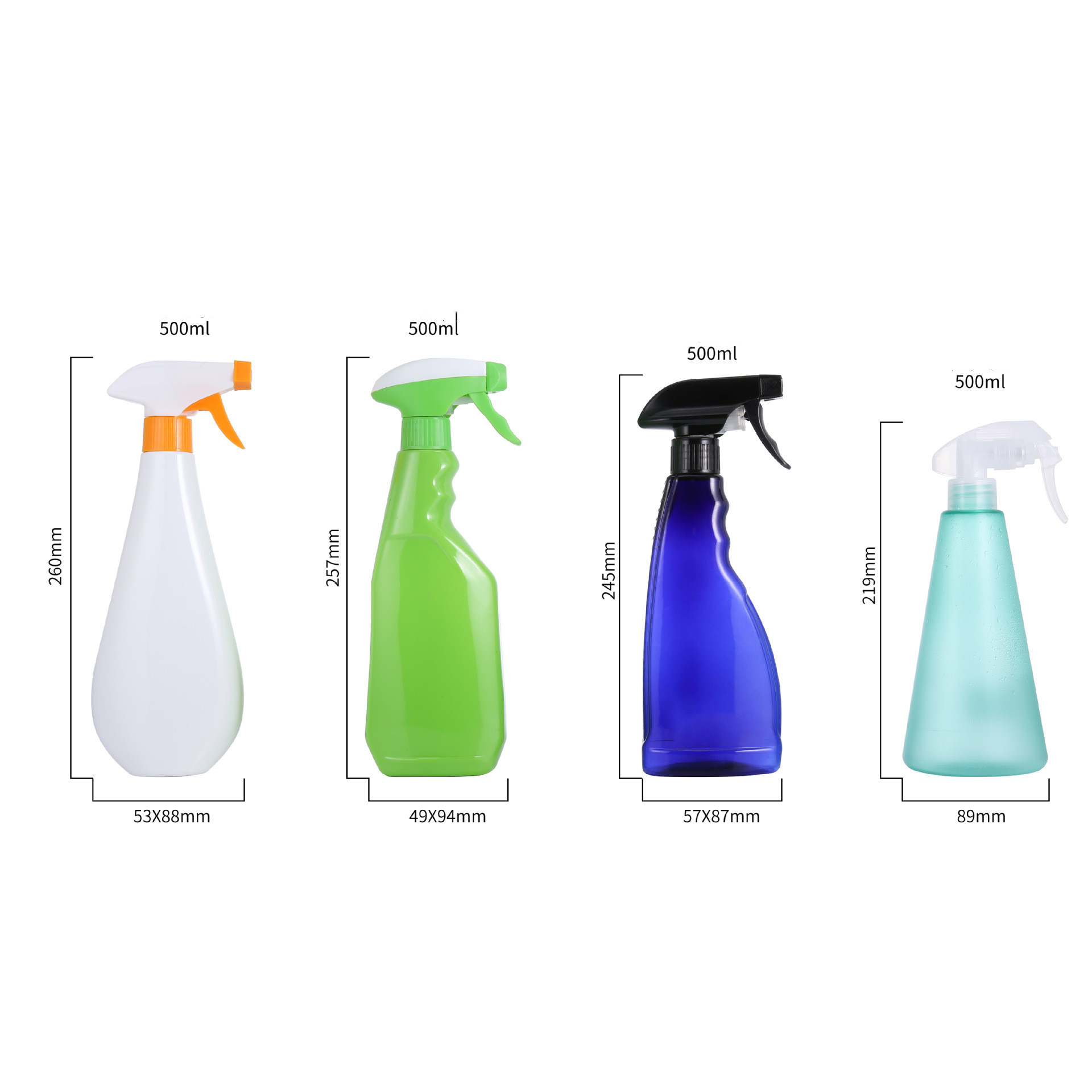 500ml PET trigger bottle for househould cleaning.jpg