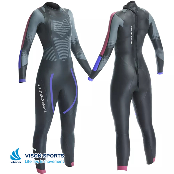 Womens Yamamoto Smooth Skin Neoprene Triathlon Wetsuit-1.jpg