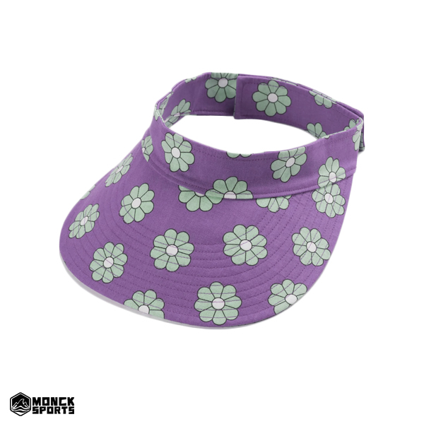 Monck Sports High Quality Sun Floral Visor Hat for Women-06.jpg 