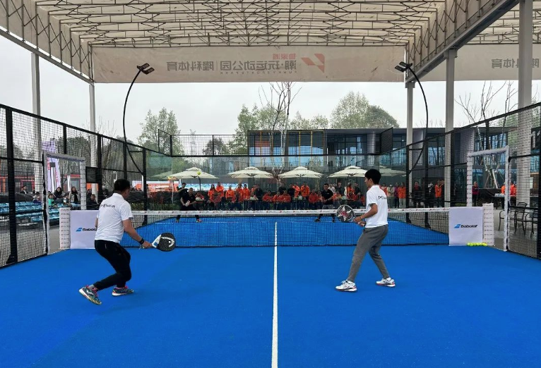 The largest padel court in the country, start trial operation 1.png