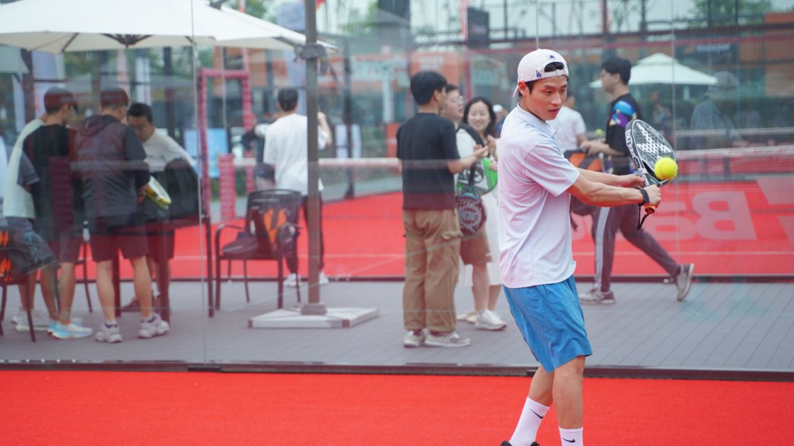 Chengdu (Wenjiang) Sichuan Plate Tennis College Invitational Tournament opened at Lujiatan Chaowan Sports Park in Wenjiang District.3.jpg 