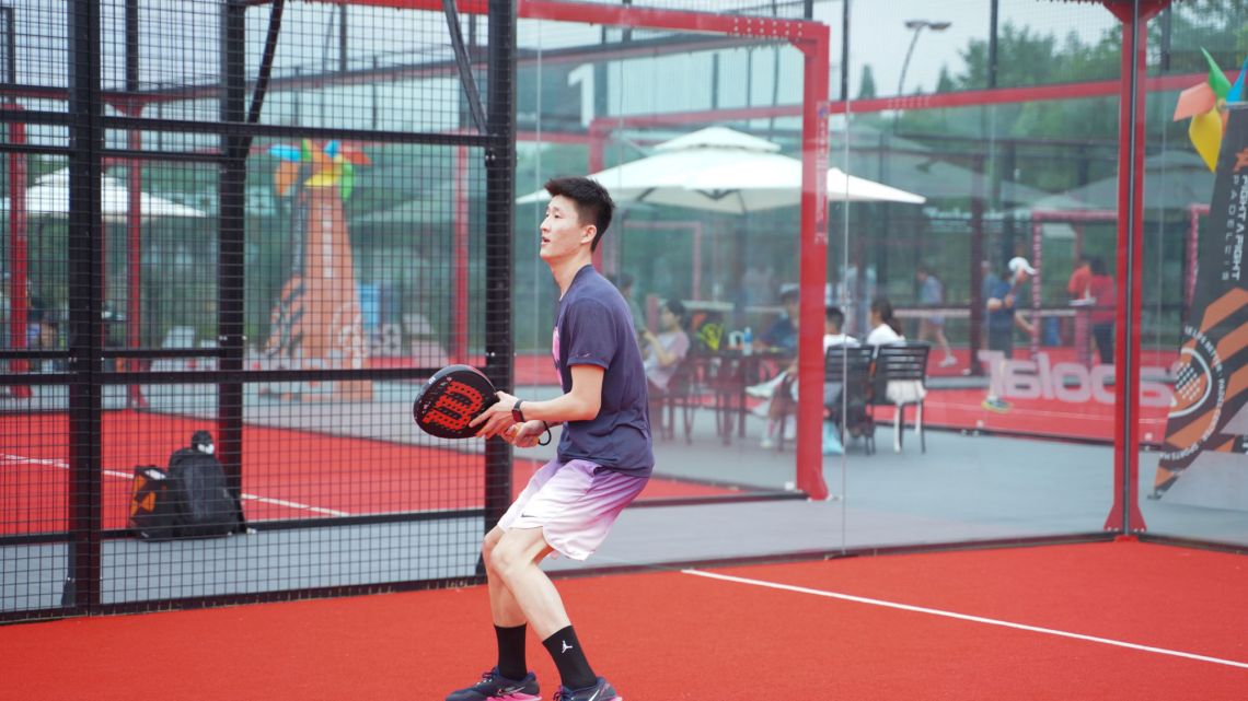 Chengdu (Wenjiang) Sichuan Plate Tennis College Invitational Tournament opened at Lujiatan Chaowan Sports Park in Wenjiang District.2.jpg 