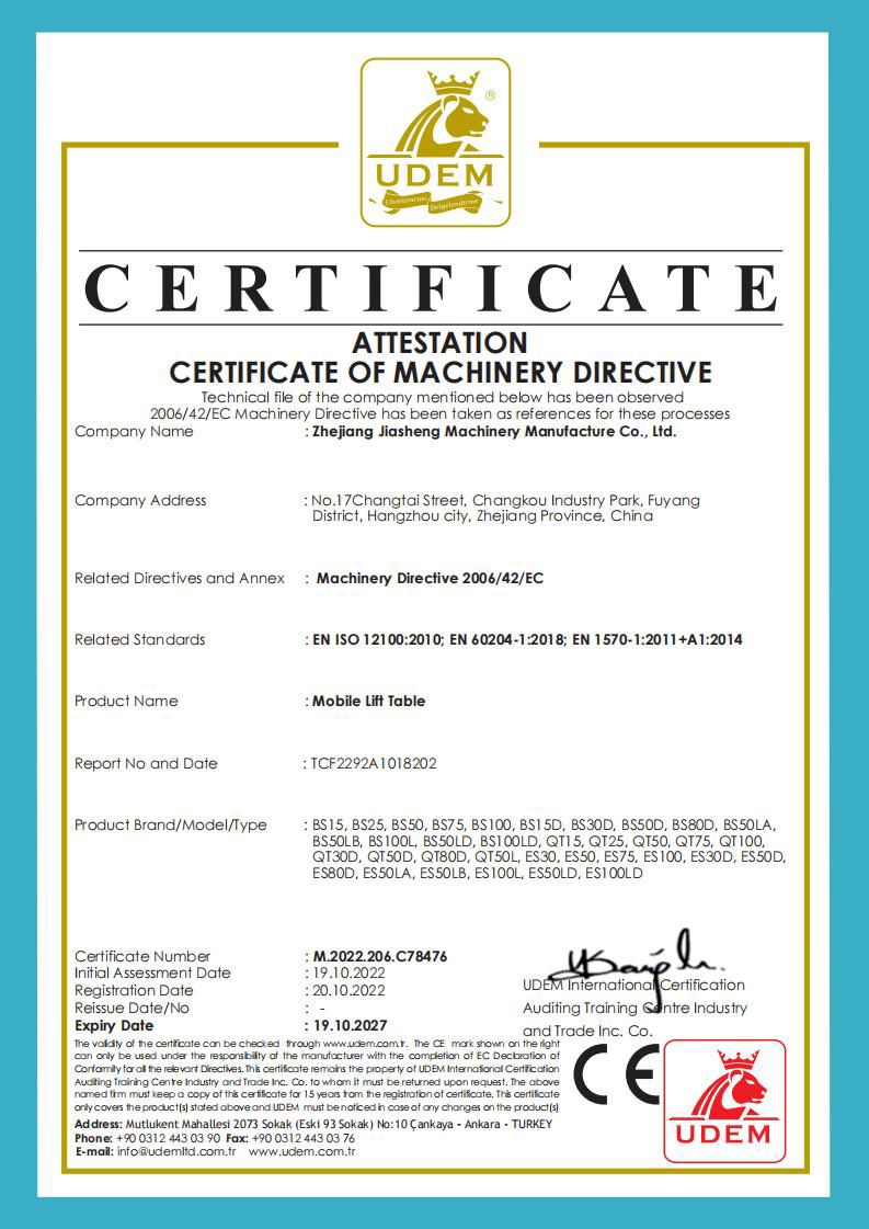 Attestation Certificate of Machinery Directive-Jiasheng.jpg