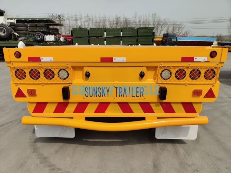 Flatbed Container Semi Trailer 