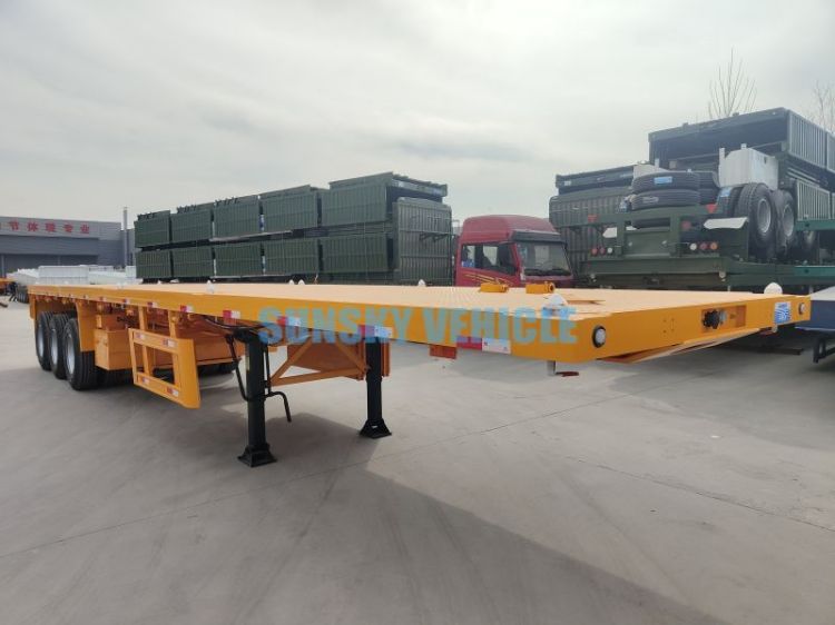 Flatbed Container Semi Trailer 