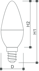 Candle Light -C37-Size-QHLighting.png 