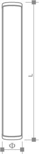LED T5 Tube Size-QHLighting.png 