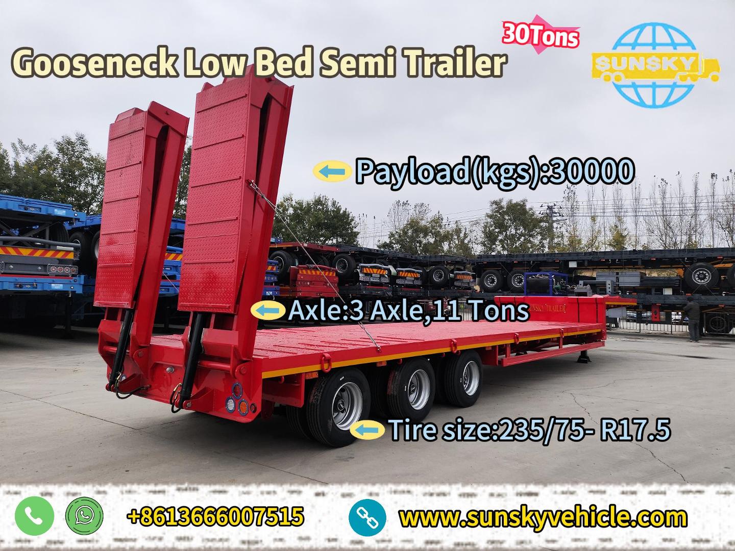 30Tons Gooseneck Low Bed Semi Trailer.jpg