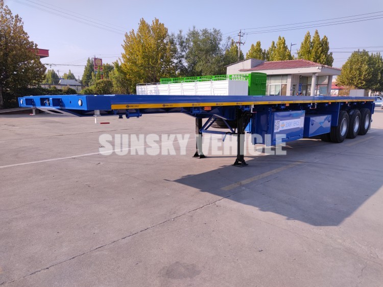 40Ft Triple Axle Flatbed Trailer For Sale In Tanzania.jpg