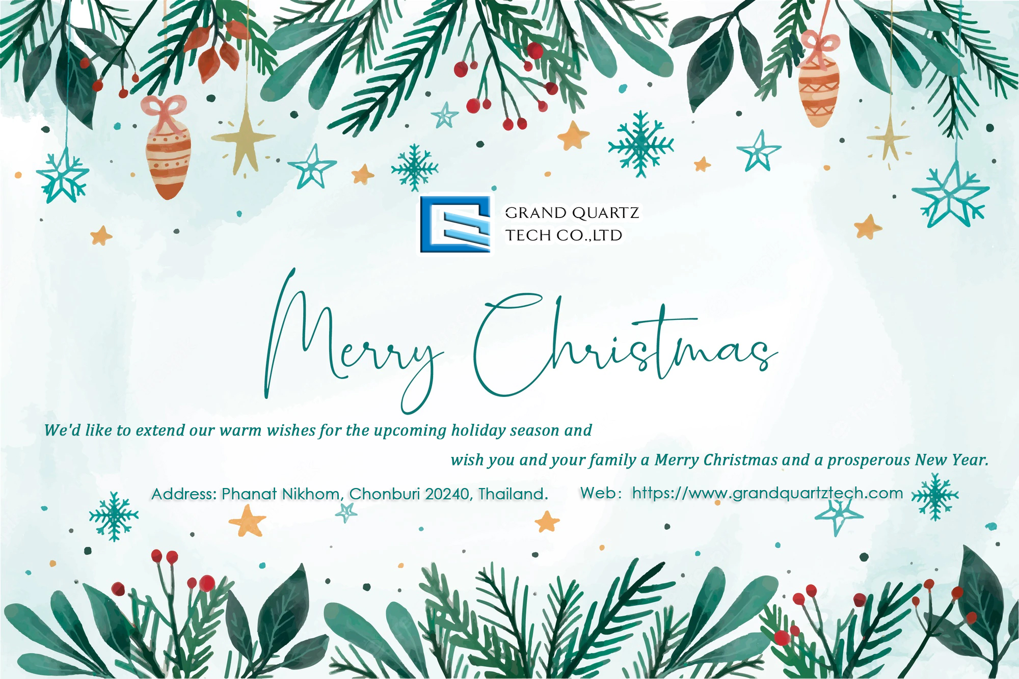 MERRY CHRISTMAS EVERYONE - FROM THE GRAND QUARTZ TEAM TO YOU AND YOUR FAMILY  