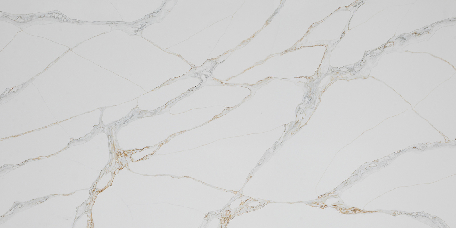 Calacatta gold quartz island countertop engineered GQ-T257.jpg