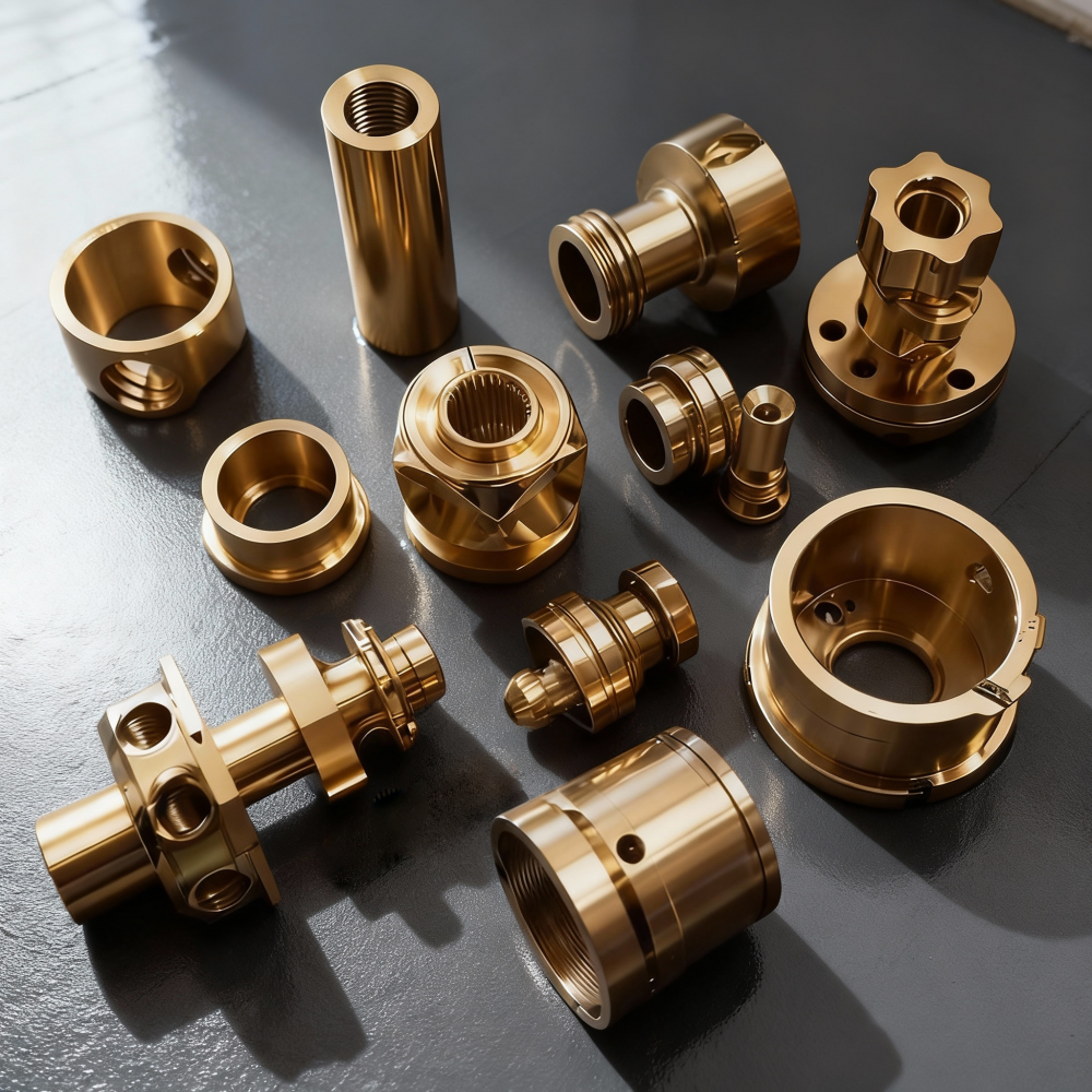 HYM Custom CNC Machining Spare Parts Factory Polishing Passivating Brass Precision Metal Turning Parts.png