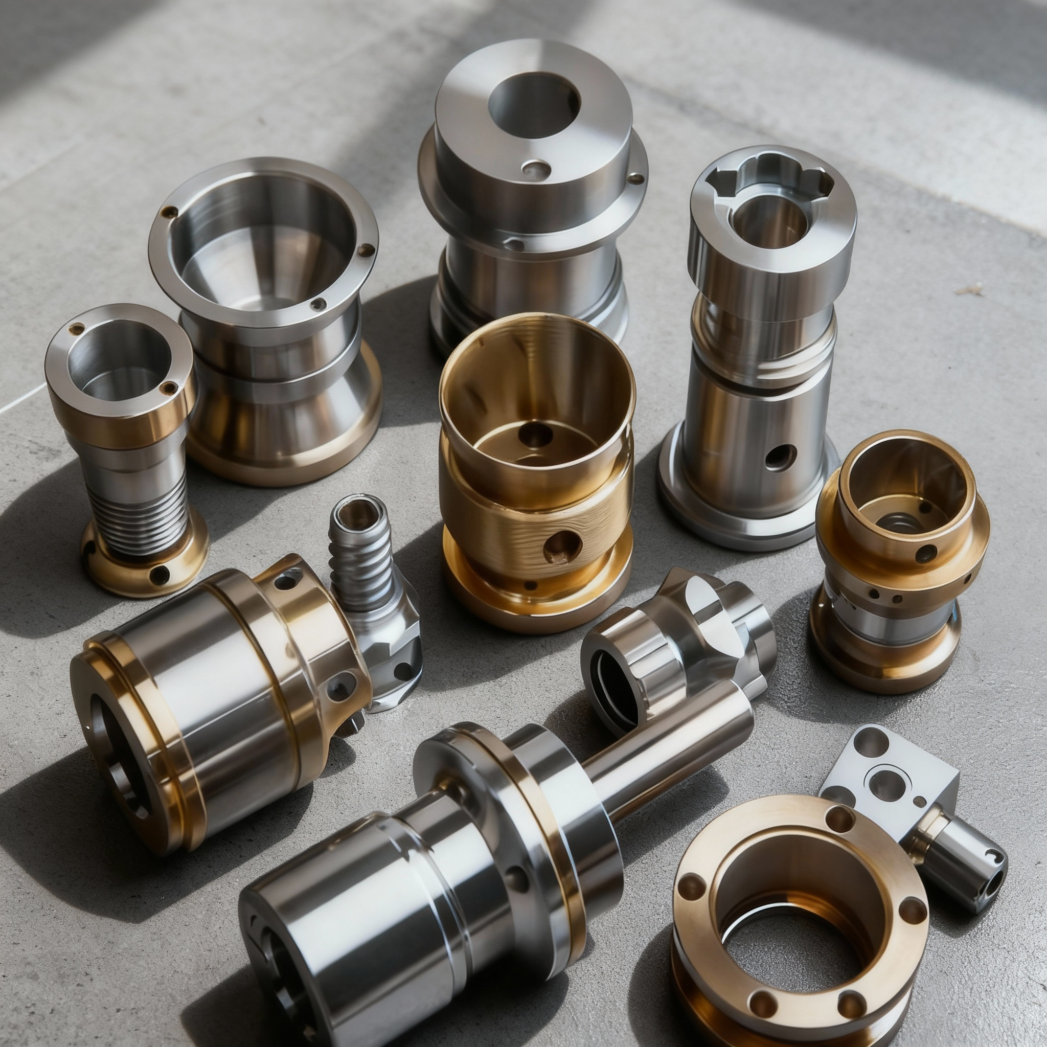 Hym Metal Cnc Lathe Machine Aluminum Parts and Components Aluminum Parts Customized Machining Stainless Steel Parts.png