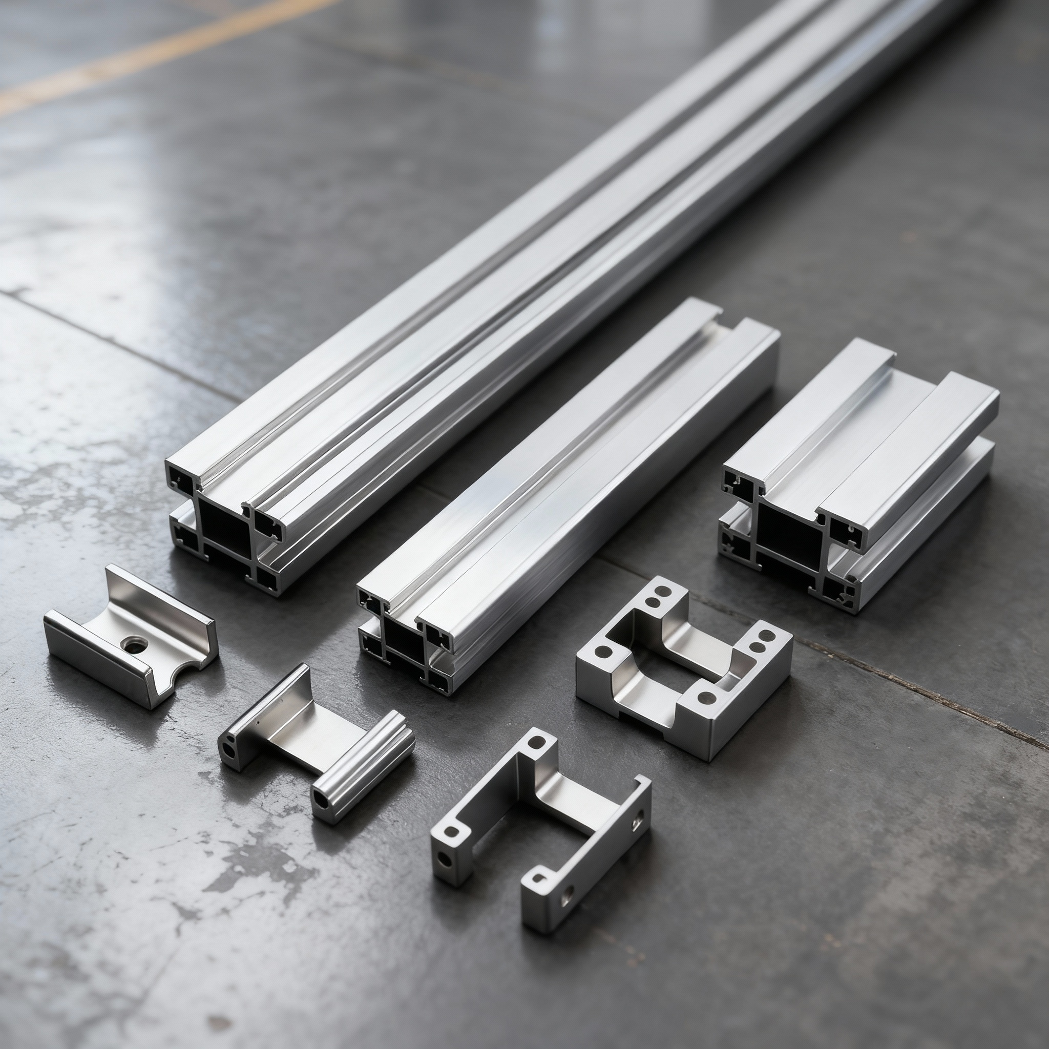 Hym Metal Hollow Tube Extrusion Assembly Aluminum Extrusion Profiles 6063 6061 6000 Series Alloy Industrial Aluminum Profile.png