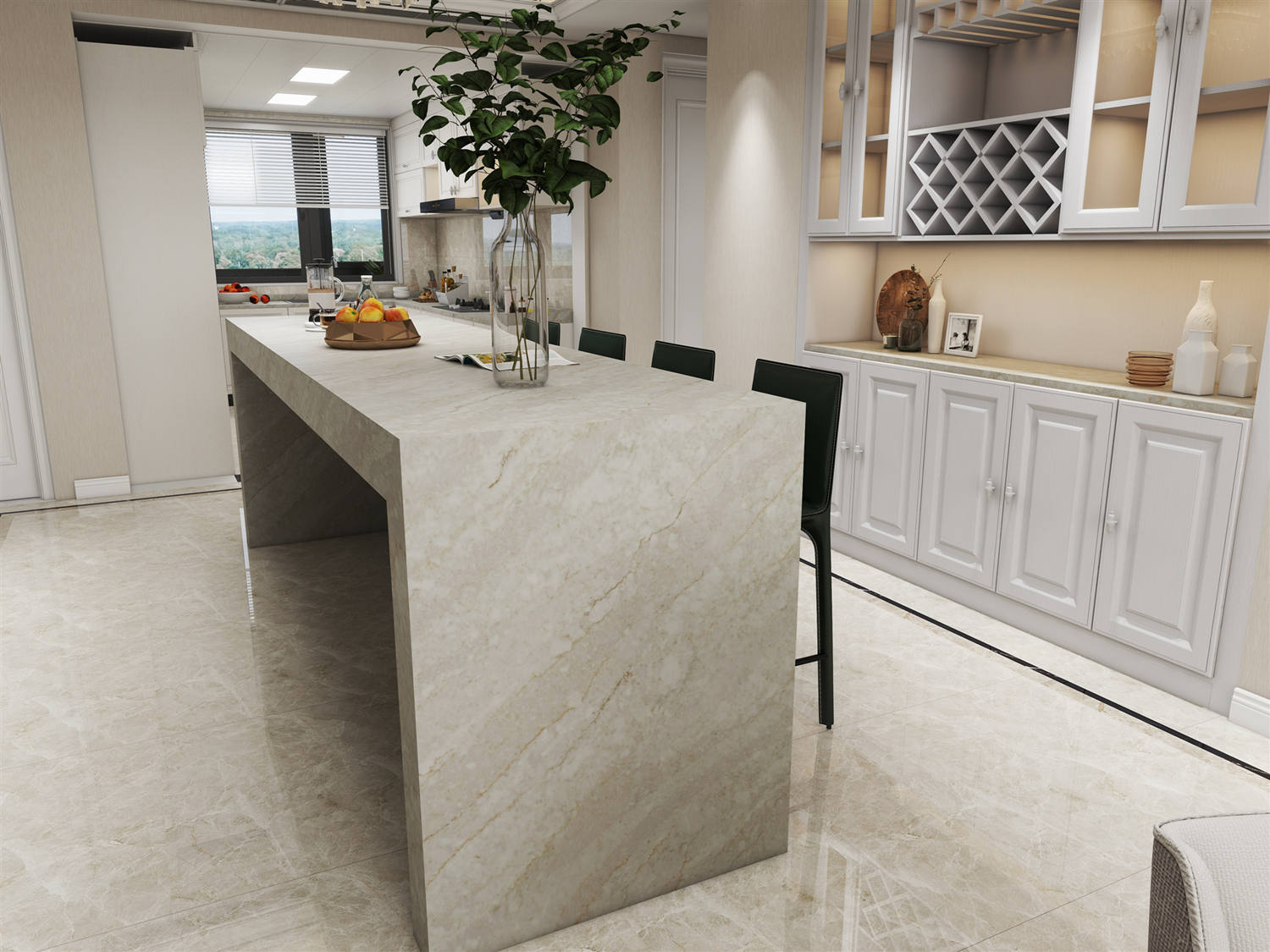 3cm beige white quartz countertop.jpg 
