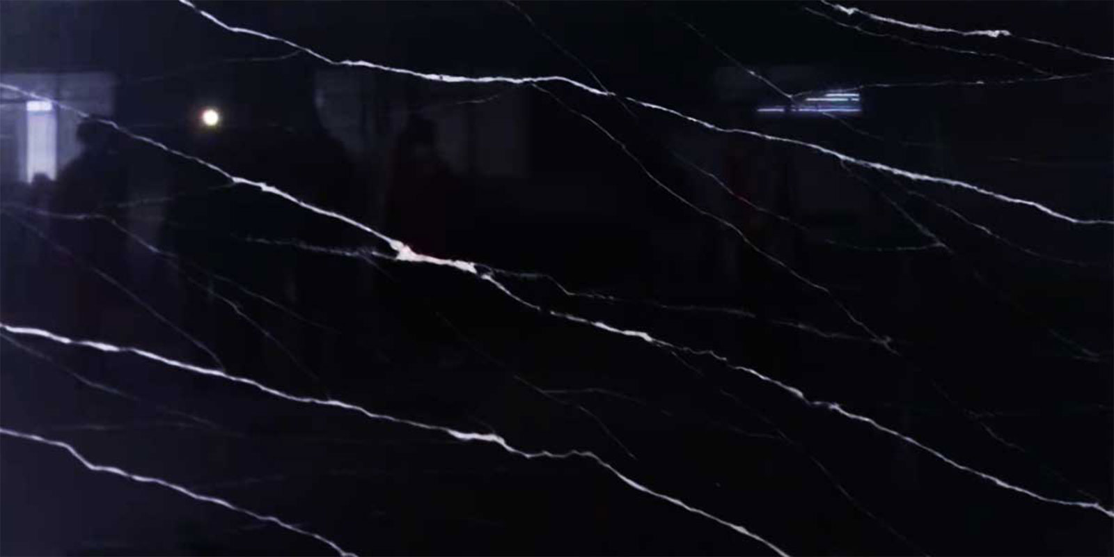 Nero Marquina Marble-Look Polished Black Quartz Slabs GQ-T214 