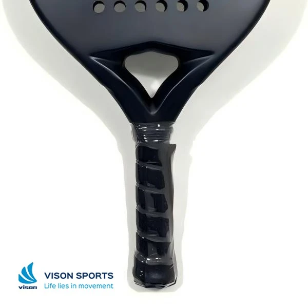 VCPR-17 Padel Racket Handle Base and neck - Anti-Slip Grip with Holes for Wrist Strap.webp