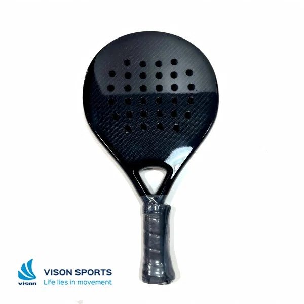 Kids Padel Rackets Custom Logo Front View 3K Glossy Finishing VCPR-20.webp