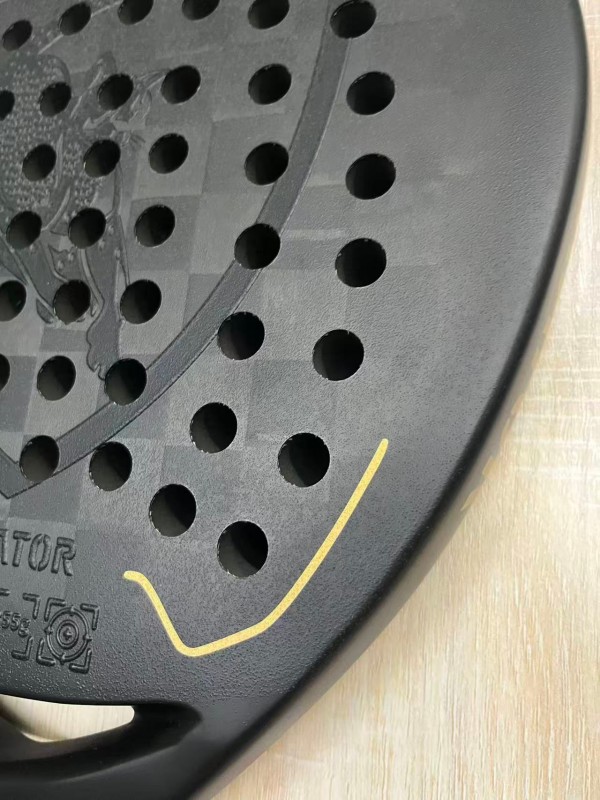 padel racket 3D water decal