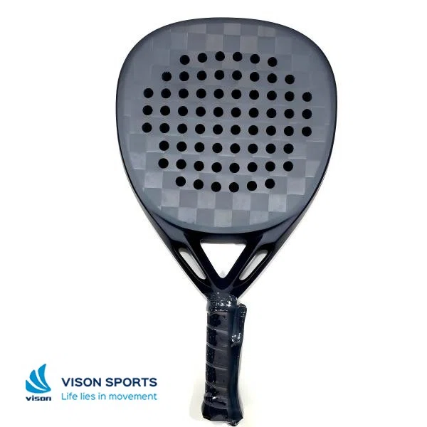 Padel Rackets Custom Logo Front View 18K Sandy Surface VCPR-18.webp