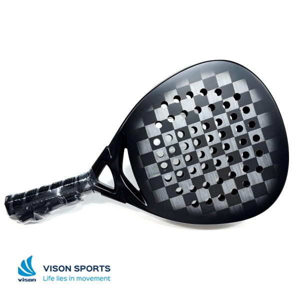 18K Aluminized Carbon Padel Racket Teardrop Shape VCPR-5.jpg