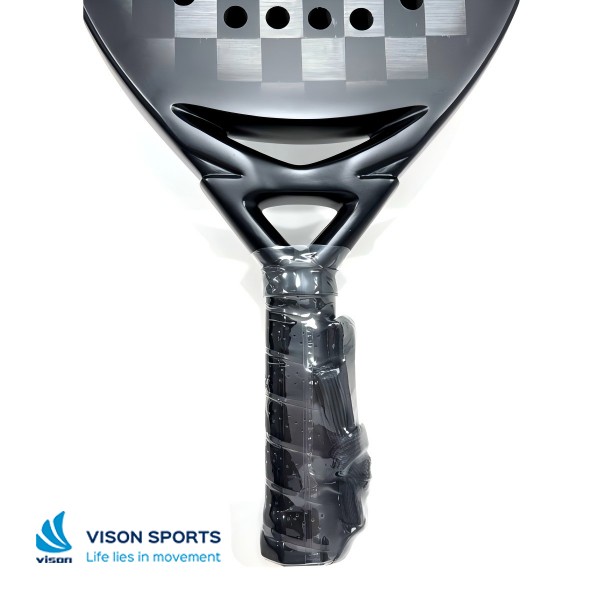 18K Aluminized Carbon Padel Racket Teardrop Shape Neck VCPR-5.jpg