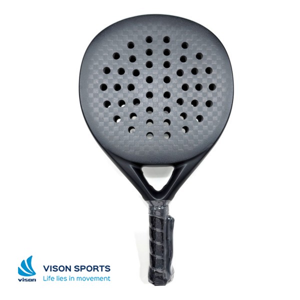 Custom Padel Rackets Round Shape Front View VCPR-21.jpg