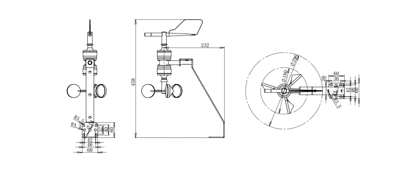 YGC-FSFX-S Integrated Wind Speed and Direction Sensor-Dimensions.jpg