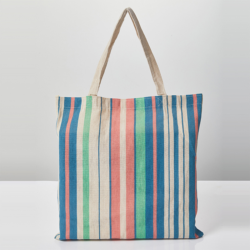 工厂批发大容量定制纯棉帆布购物袋-06