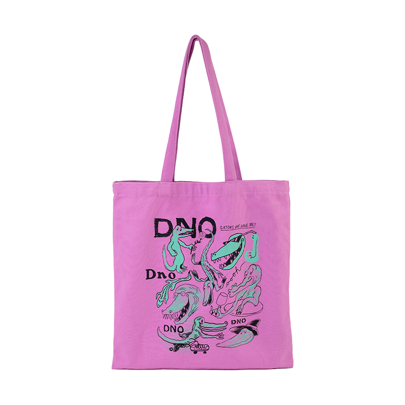 定制个性创意Logo纯棉帆布袋彩色印花购物袋-02