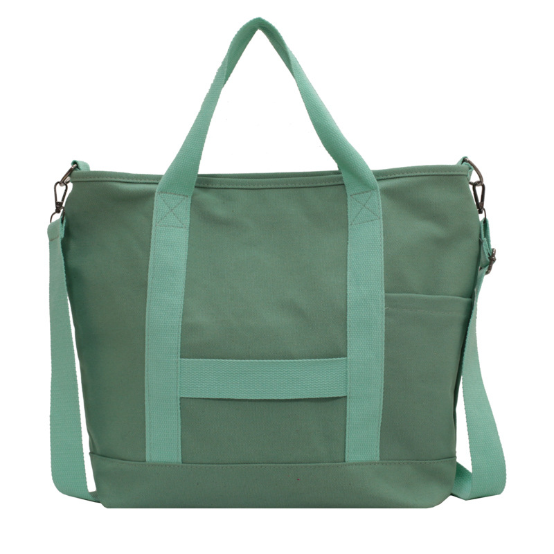 简约纯色帆布邮差包-02